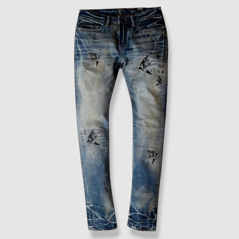 PRPS "Cayenne" stretch Llewellyn Skinny Jeans